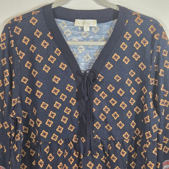 Weekend Suzanne Betro Women's Boho Top. Size 1X. - Picture 5 of 10